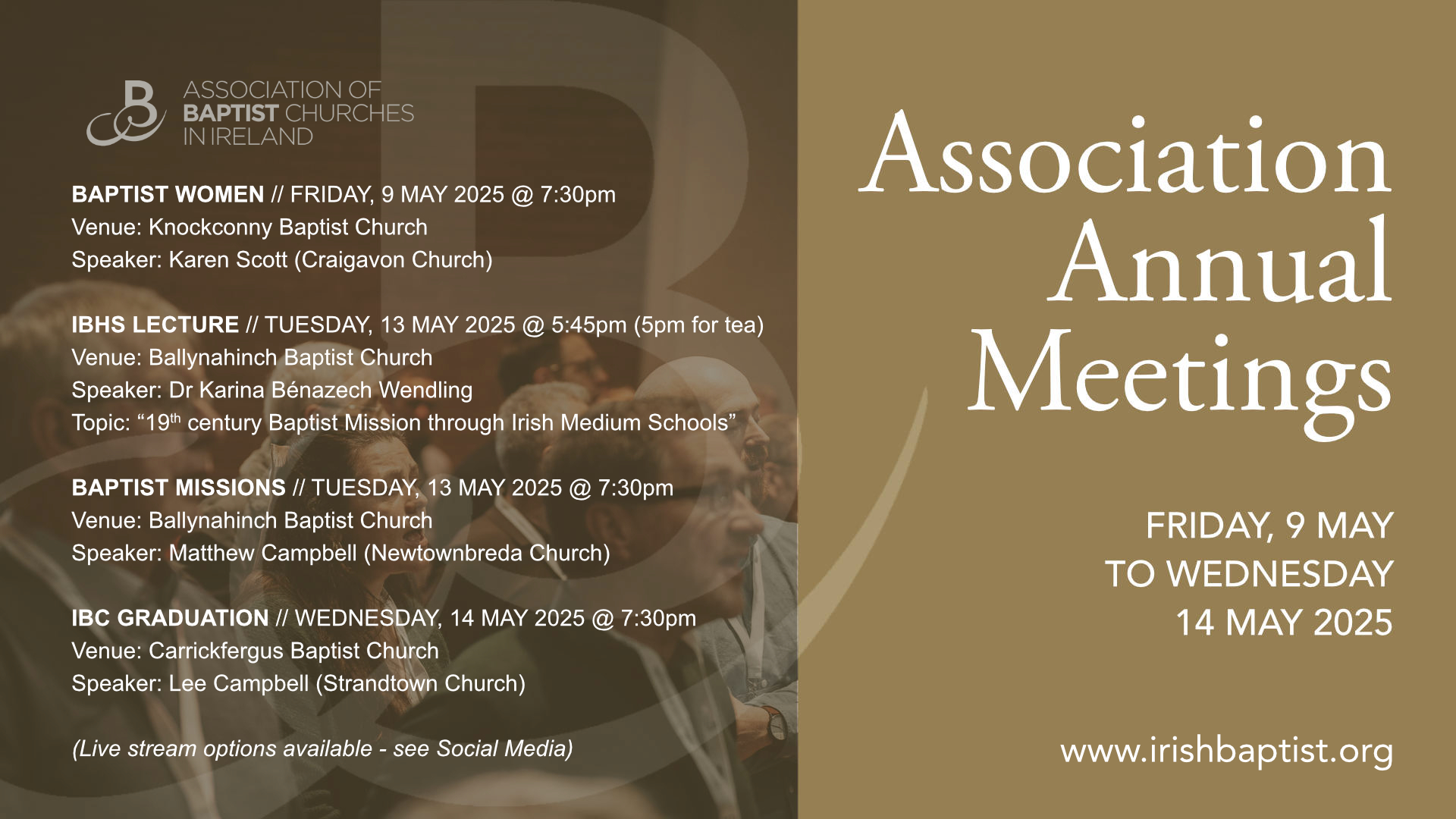 Association Annual Meetings 2025 GFX